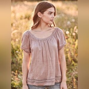 Women's St. Tropez Mauve Top – Cut Out Detail, NWT, XS